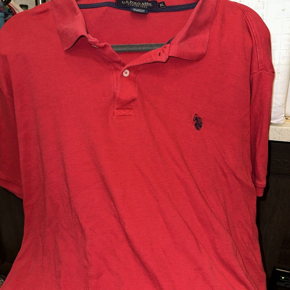 Polo Ralph Lauren Men's Red Short Sleeve Polo XL